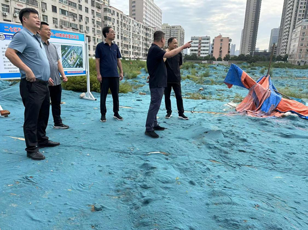 体育竞猜官网·(中国)官方网站党委委员、副总经理张岩到侯寨新镇区安置区调研项目建设工作