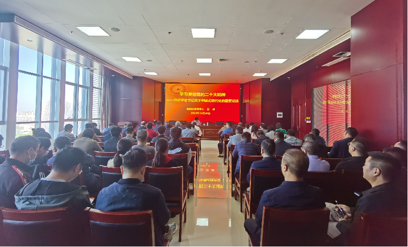 紧跟核心强忠诚 在深学细悟中坚定信仰信念 ——体育竞猜官网·(中国)官方网站负责人汪洋同志为全体党员讲授主题教育专题党课