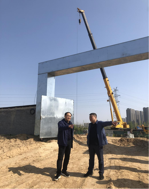 体育竞猜官网·(中国)官方网站党委委员、副总经理张岩到侯寨新镇区安置区调研项目建设工作