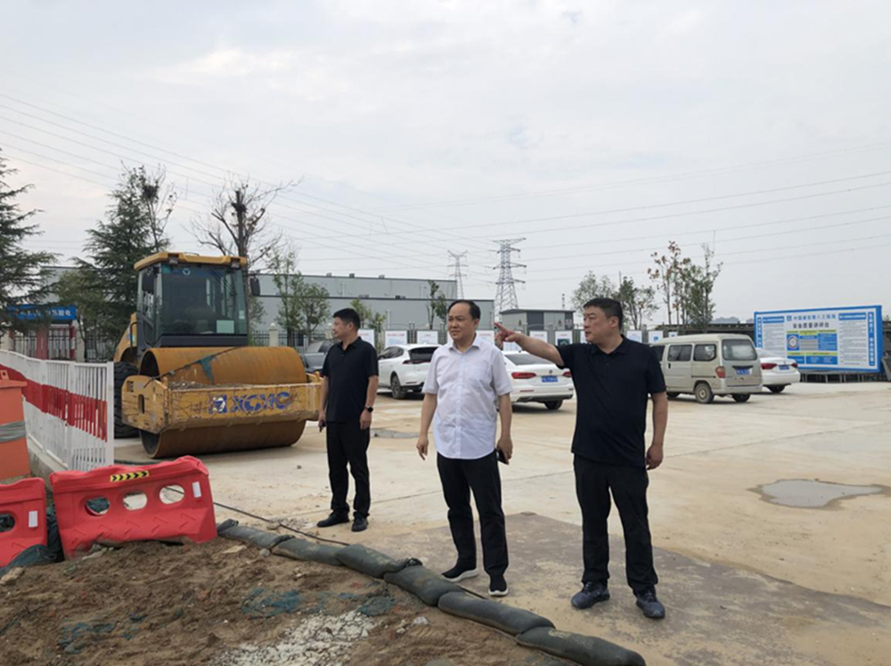 体育竞猜官网·(中国)官方网站党委委员、副总经理张岩到侯寨新镇区安置区调研项目建设工作